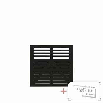 Decora enkelgrind inkl. beslag - 100×95 cm